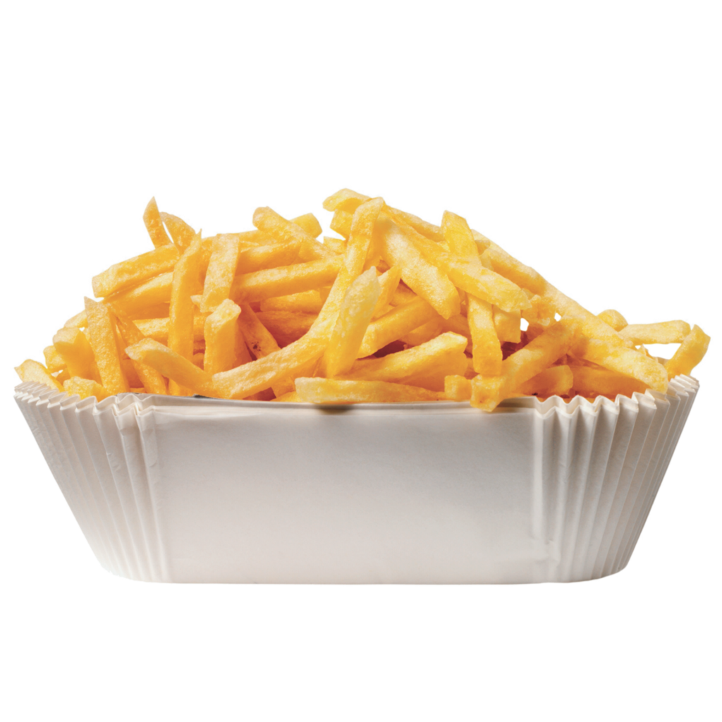 Pattatine fritte servite dal food truck Brum Brum