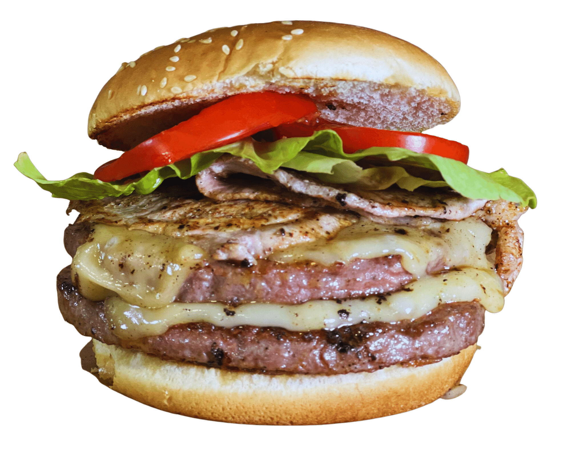 Doppio Brum Brum Burger servito dal food truck Brum Brum