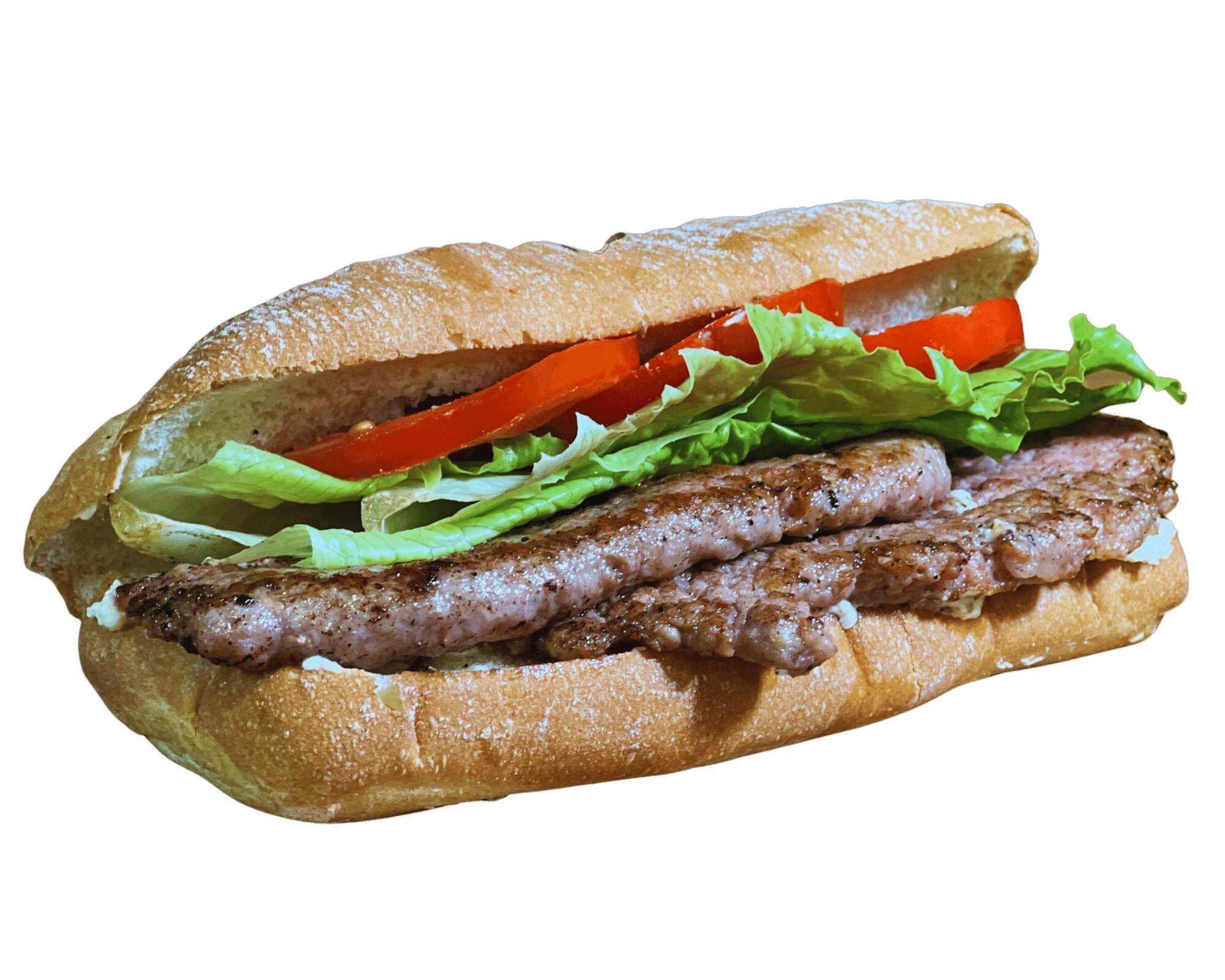 Salsiccia servita dal food truck Brum Brum